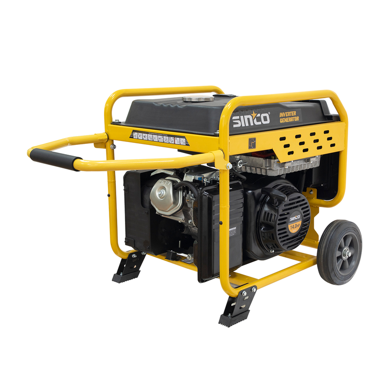 Sinco Brand 8kw Large Capacity Oil Tank Open Inverter Generator